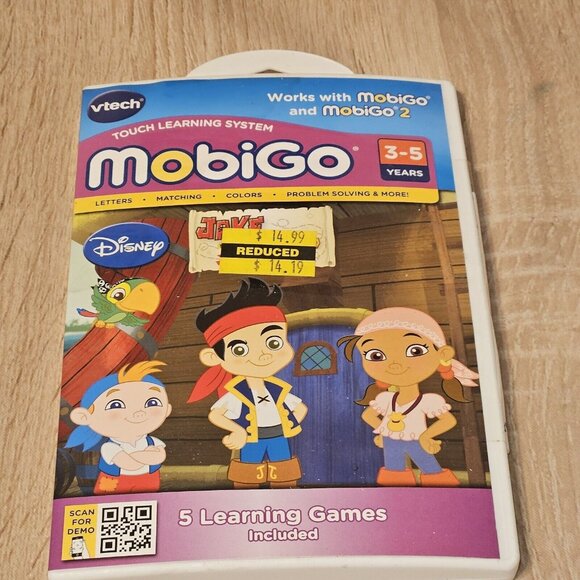 VTech Mobigo 2 Touch Learning System  Game Dora The Explorer & Jake Neverland - Picture 4 of 5
